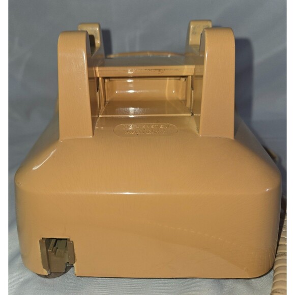 Vintage Bell System 500DM Rotary Phone Beige Silverplate Handset Cover - Picture 7 of 16